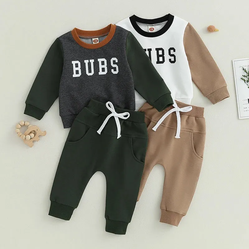 0-3Y Toddler Baby Boys 2Pcs Fall Outfit