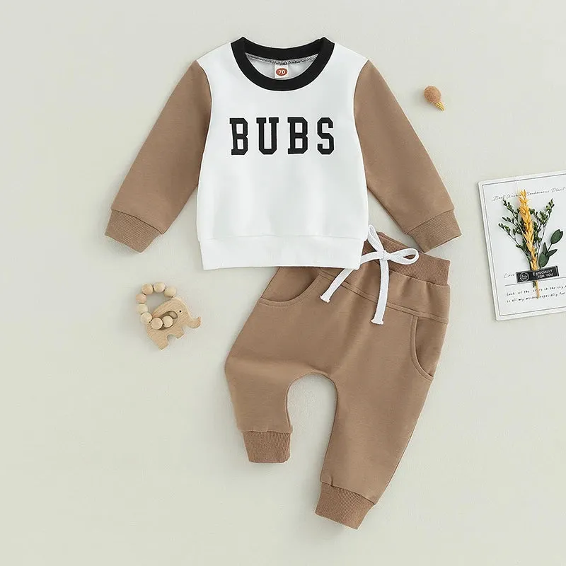 0-3Y Toddler Baby Boys 2Pcs Fall Outfit