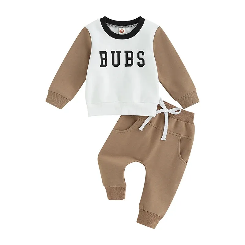 0-3Y Toddler Baby Boys 2Pcs Fall Outfit