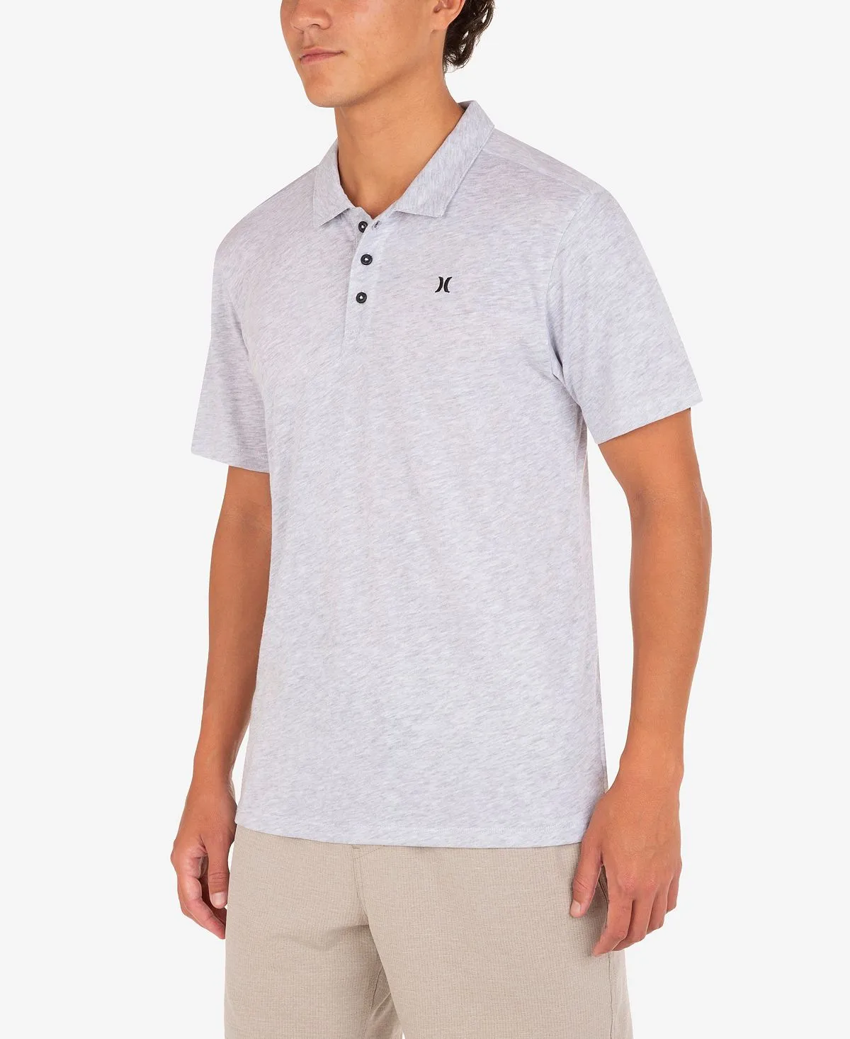 Ace Vista Hurley Men's Short Sleeve Polo Shirt, White