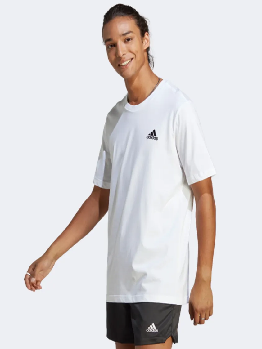 Adidas Essentials Sl Sj Men Sportswear T-Shirt White