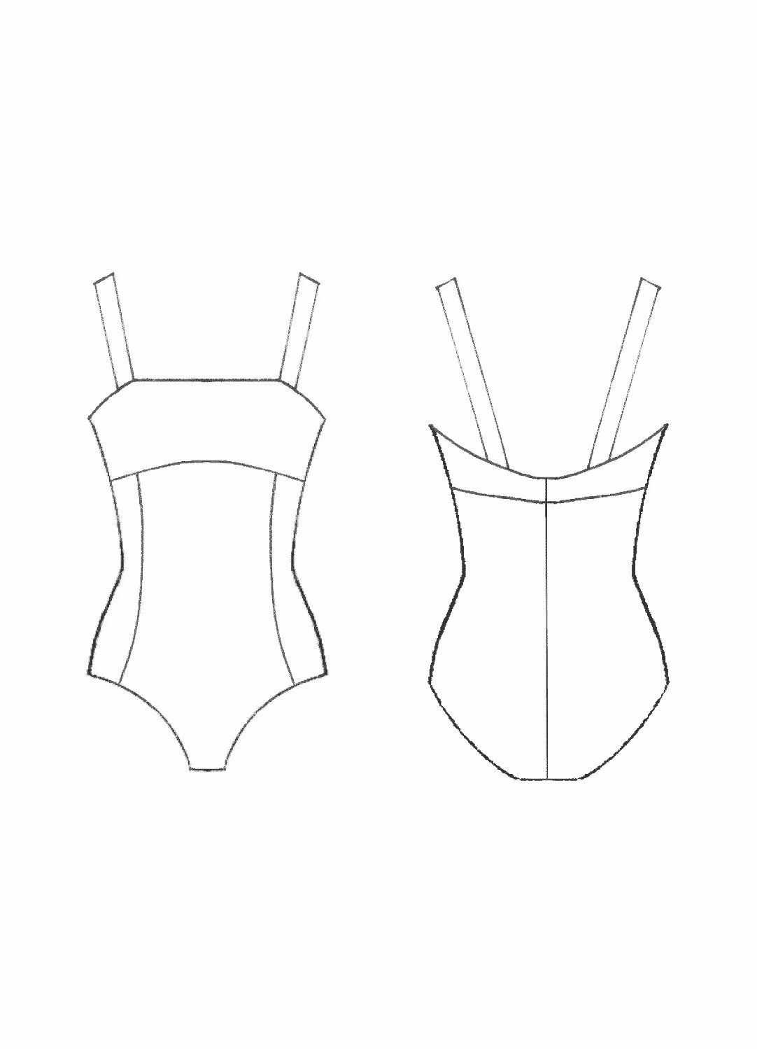 AinslieWear 102 Square Neck Leotard