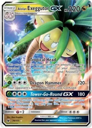 ALOLAN EXEGGUTOR GX 74/111