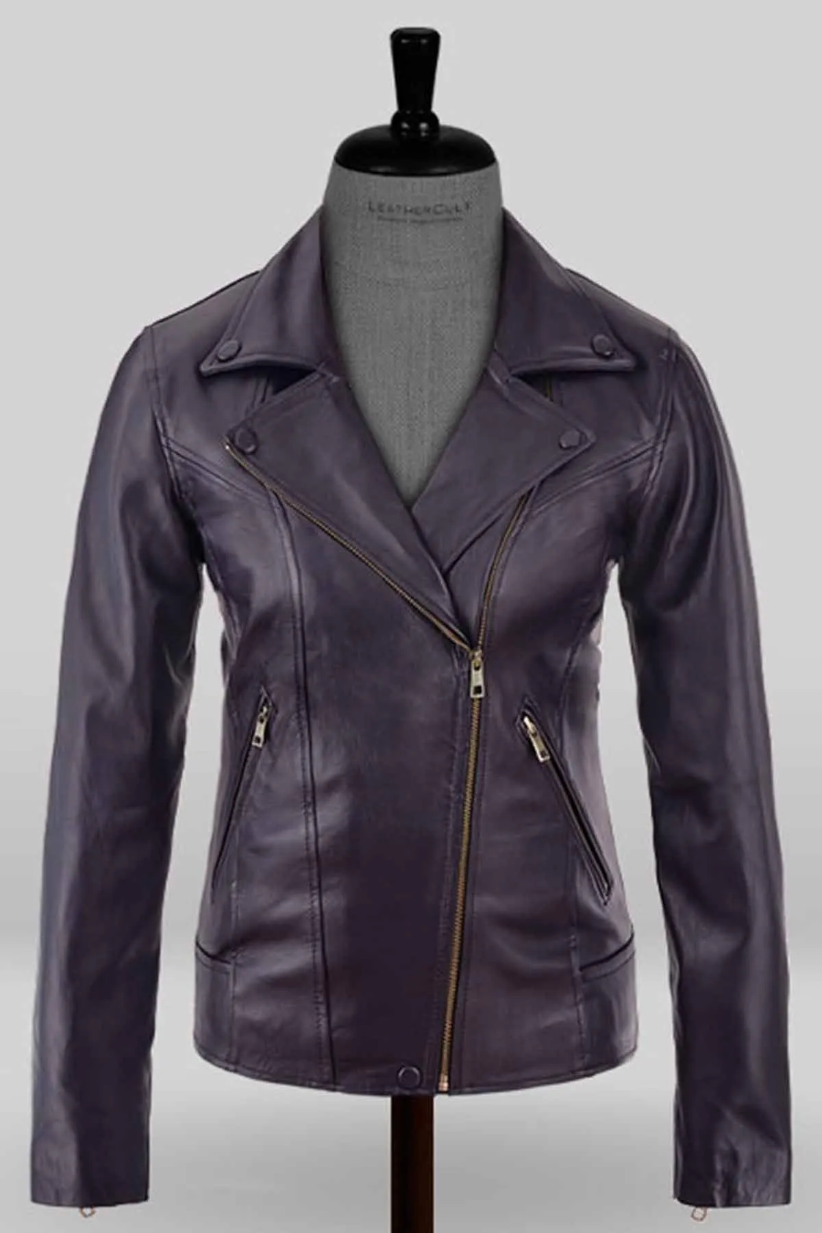 Amazing Purple Natalie Portman Vox Lux Leather Jacket