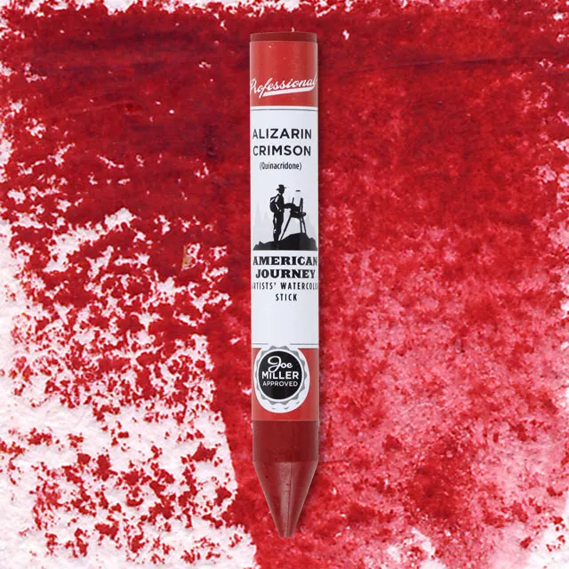 American Journey Artists' Watercolor Stick - Alizarin Crimson (Quinacdridone)