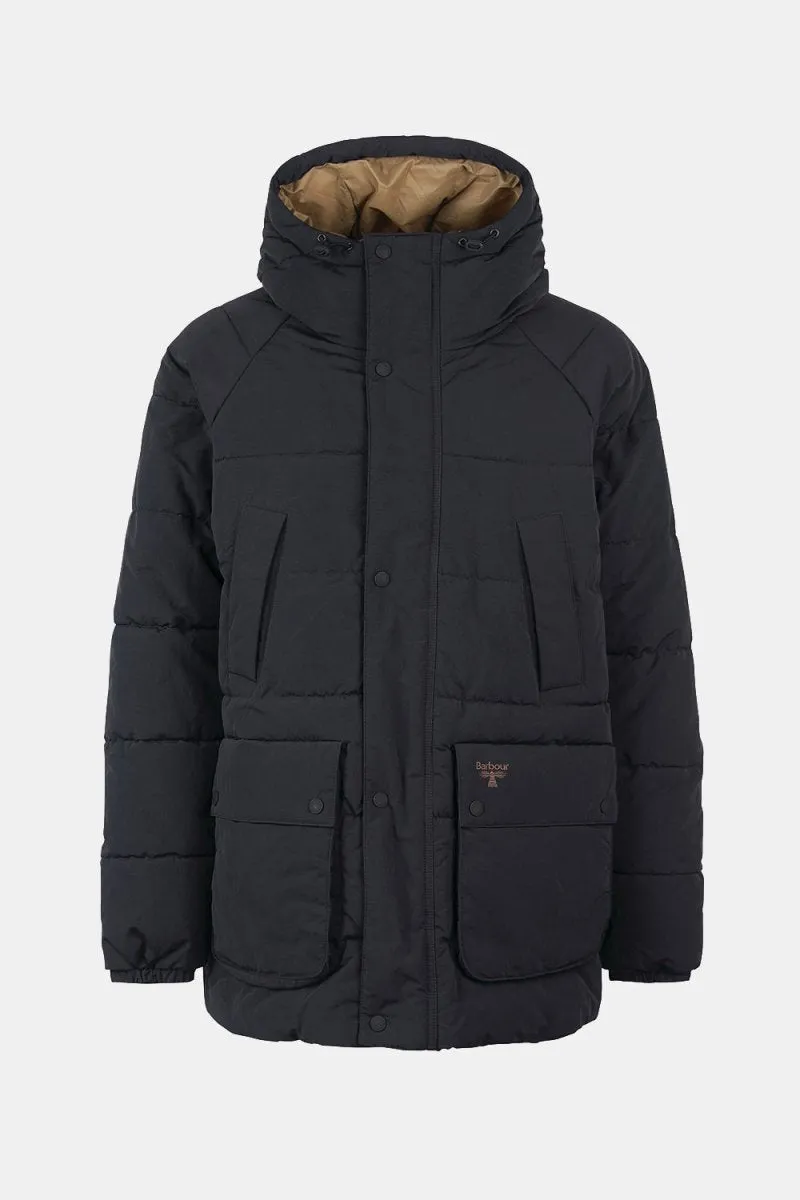 Barbour B.Beacon Glacial Quilt Coat (Black)