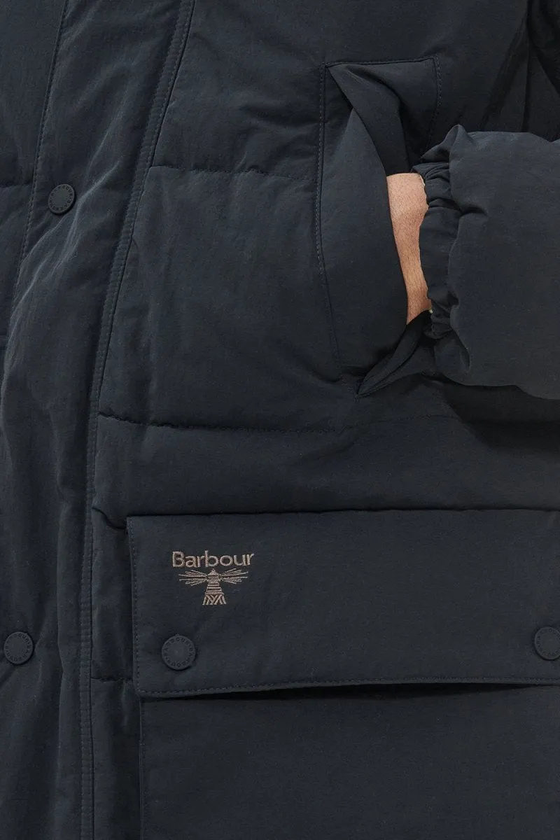 Barbour B.Beacon Glacial Quilt Coat (Black)