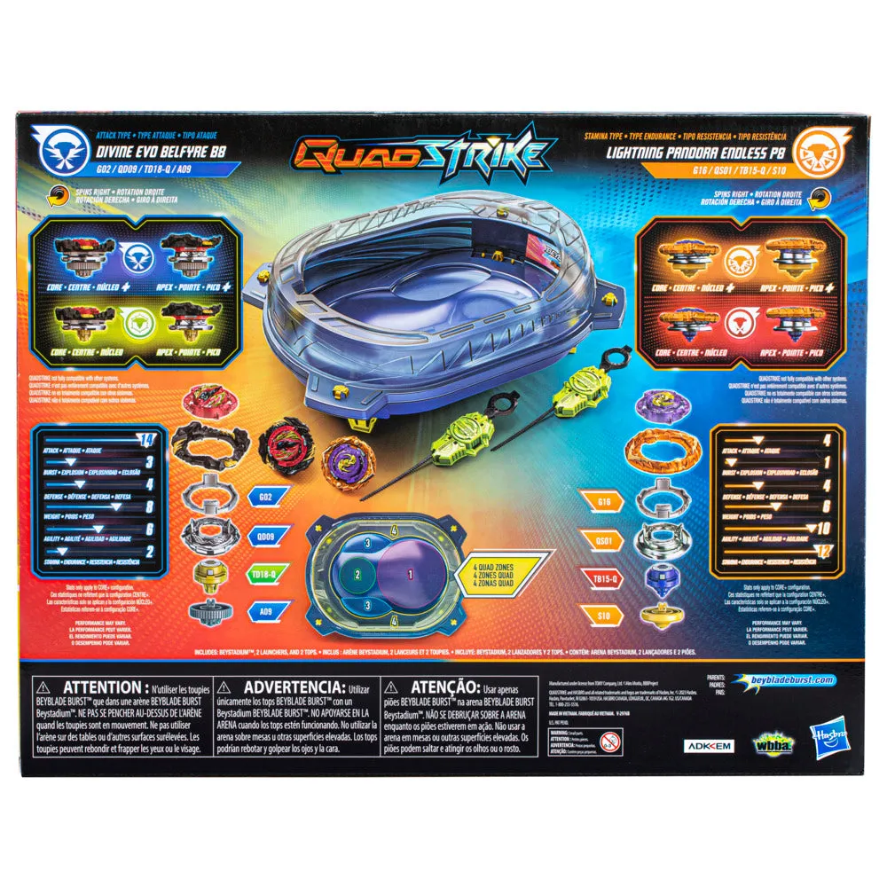 Beyblade Burst Quadstrike Thunder Edge Battle Set