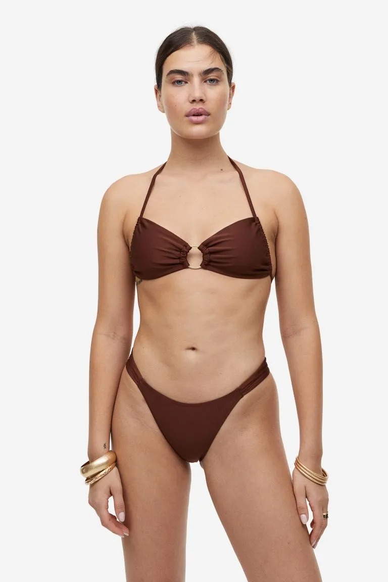 Bikini bottoms H&M, dark brown