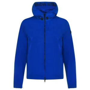 Blue 'Scie' Ghost Badge Nylon Jacket