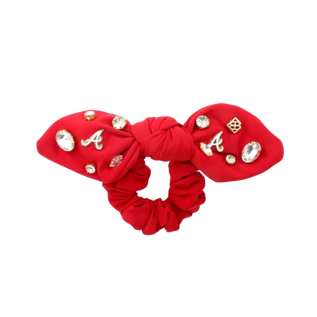 Brianna Cannon Alabama Bow Scrunchie CRIMSON