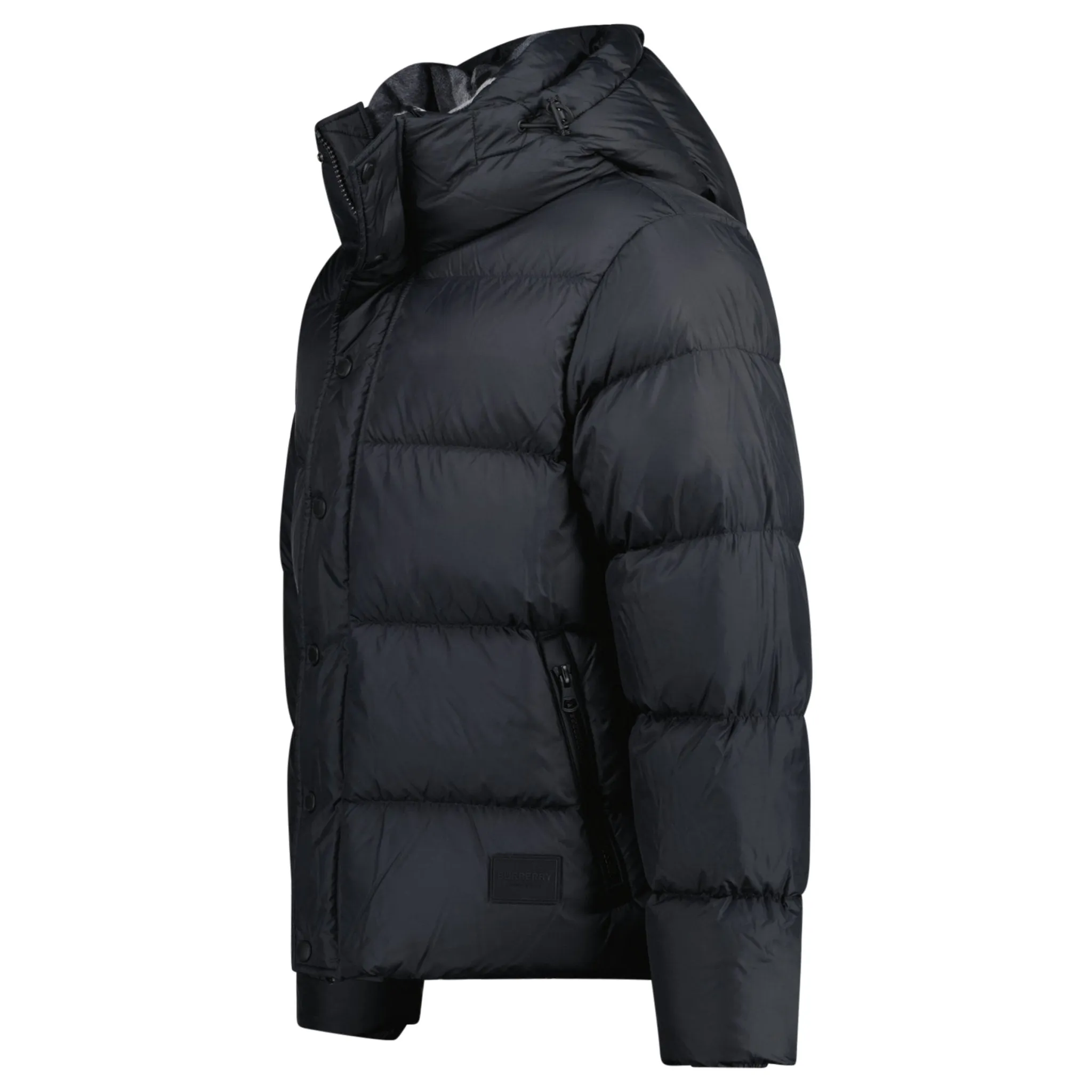 BURBERRY HALSBY PUFFER JACKET BLACK