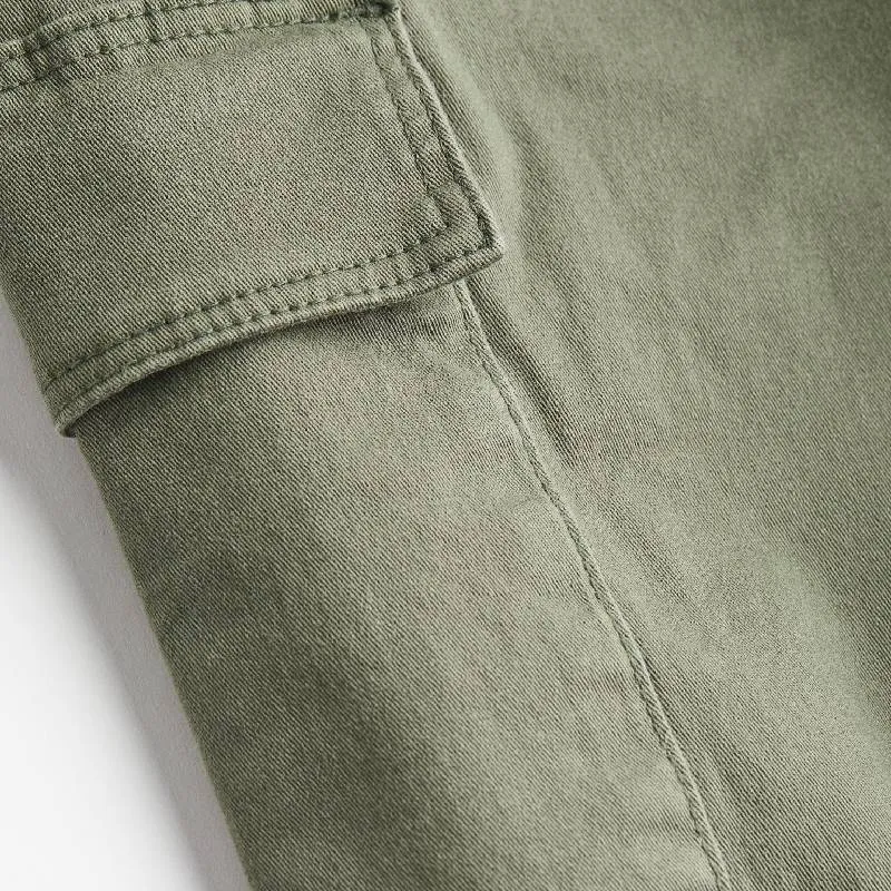 Cotton trousers H&M, green