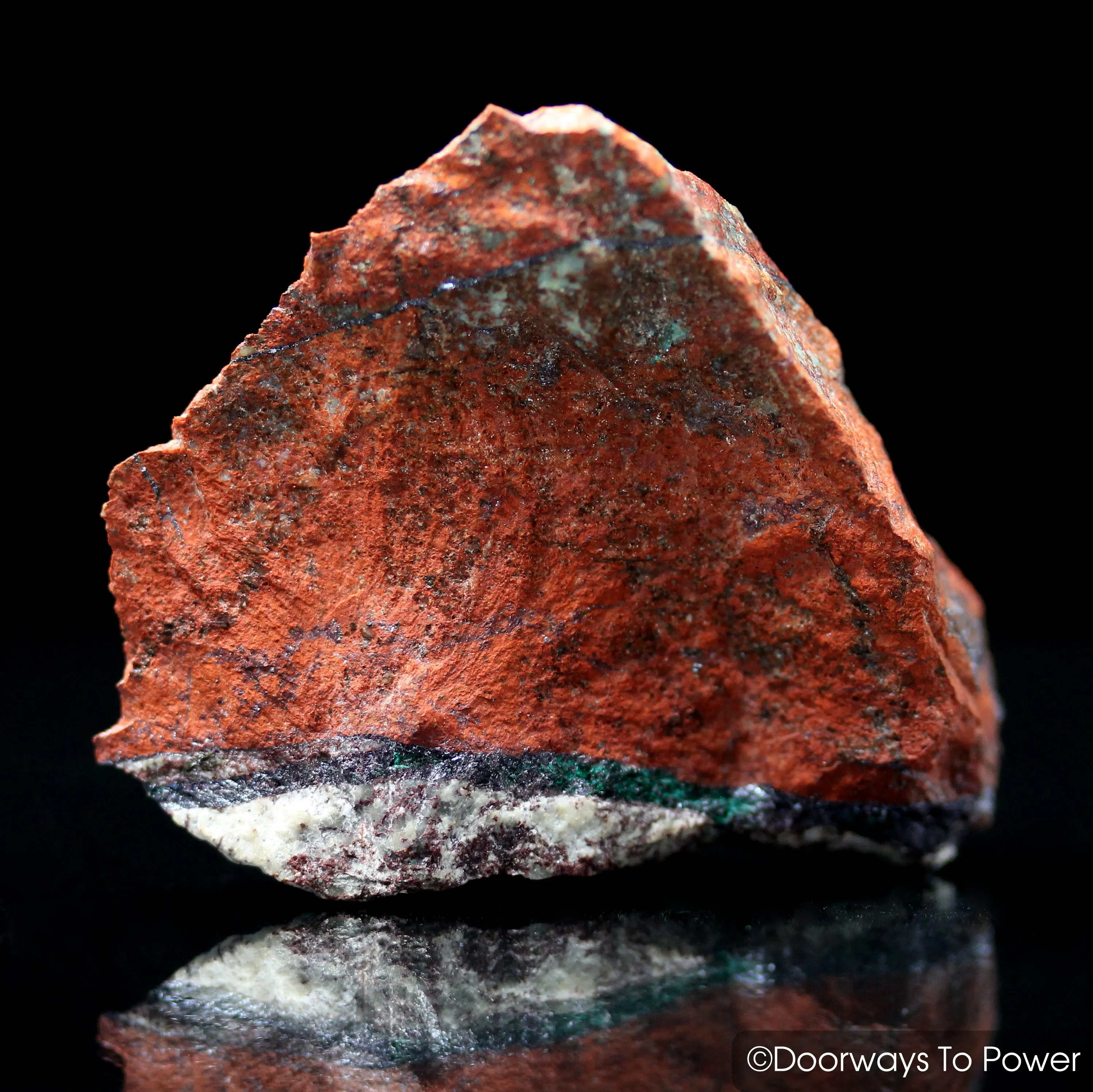 Crimson Cuprite Raw Crystal Kundalini 'Energy Spinner'