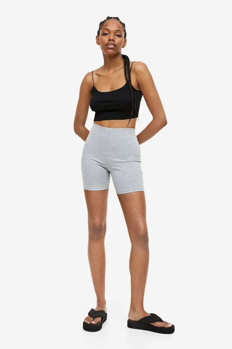 Cropped leggings, 2 pairs H&M