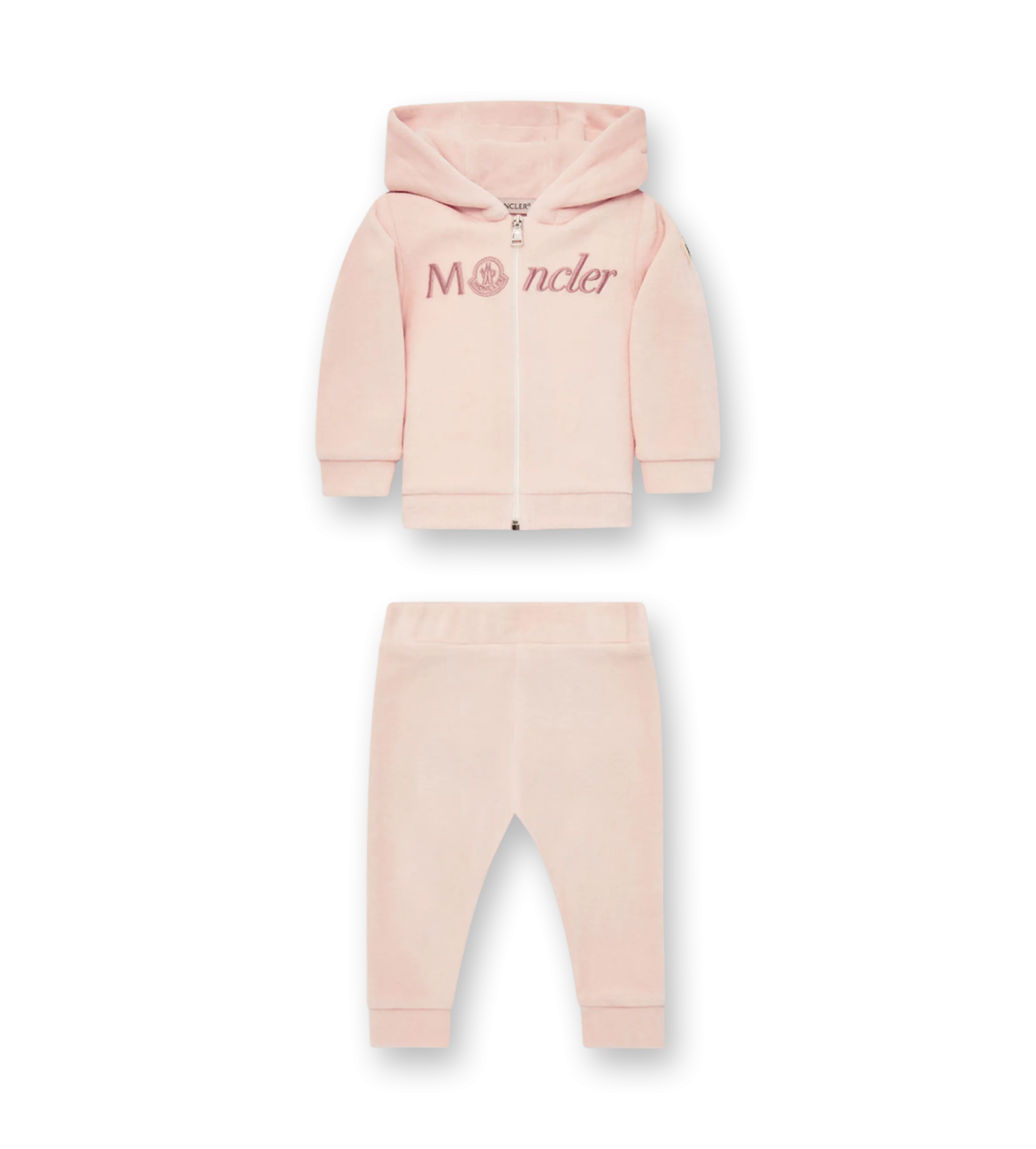 Embroidered Logo Tracksuit Pink