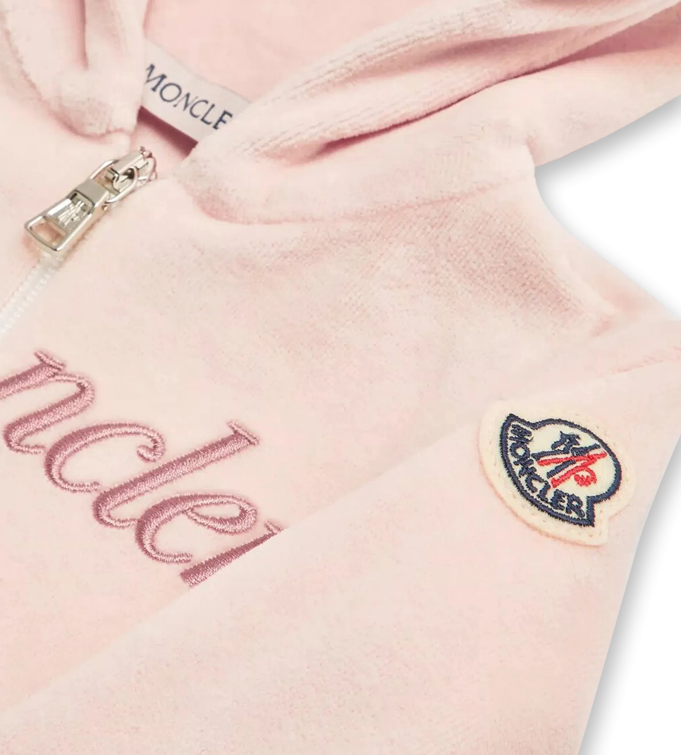 Embroidered Logo Tracksuit Pink