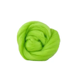 Extrafine merino wool, tops, 19 microns, Mint