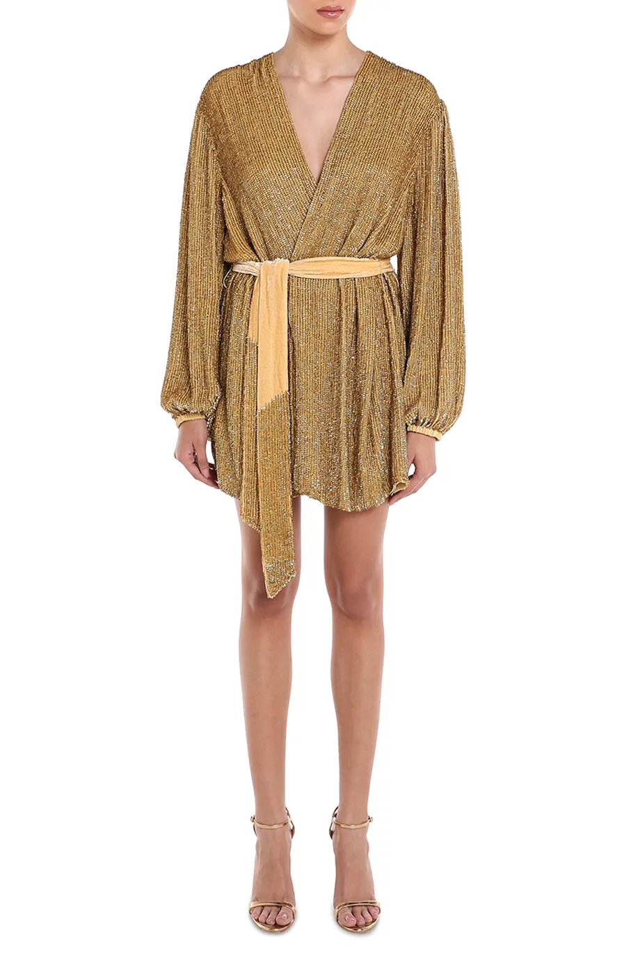 Gabrielle Sequin Robe Dress