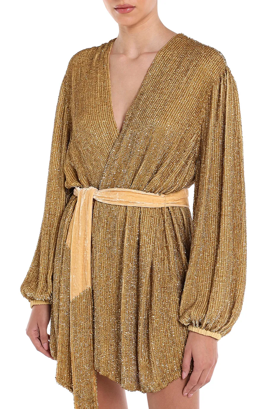 Gabrielle Sequin Robe Dress