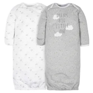 Gerber® 2-Pack Baby Neutral Dream Gowns