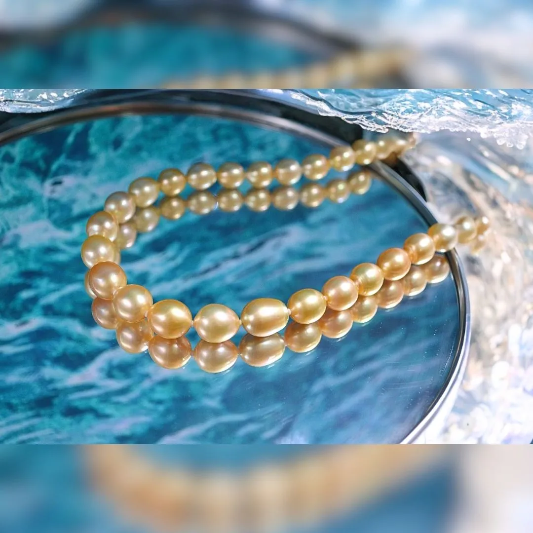 Golden South Sea pearls