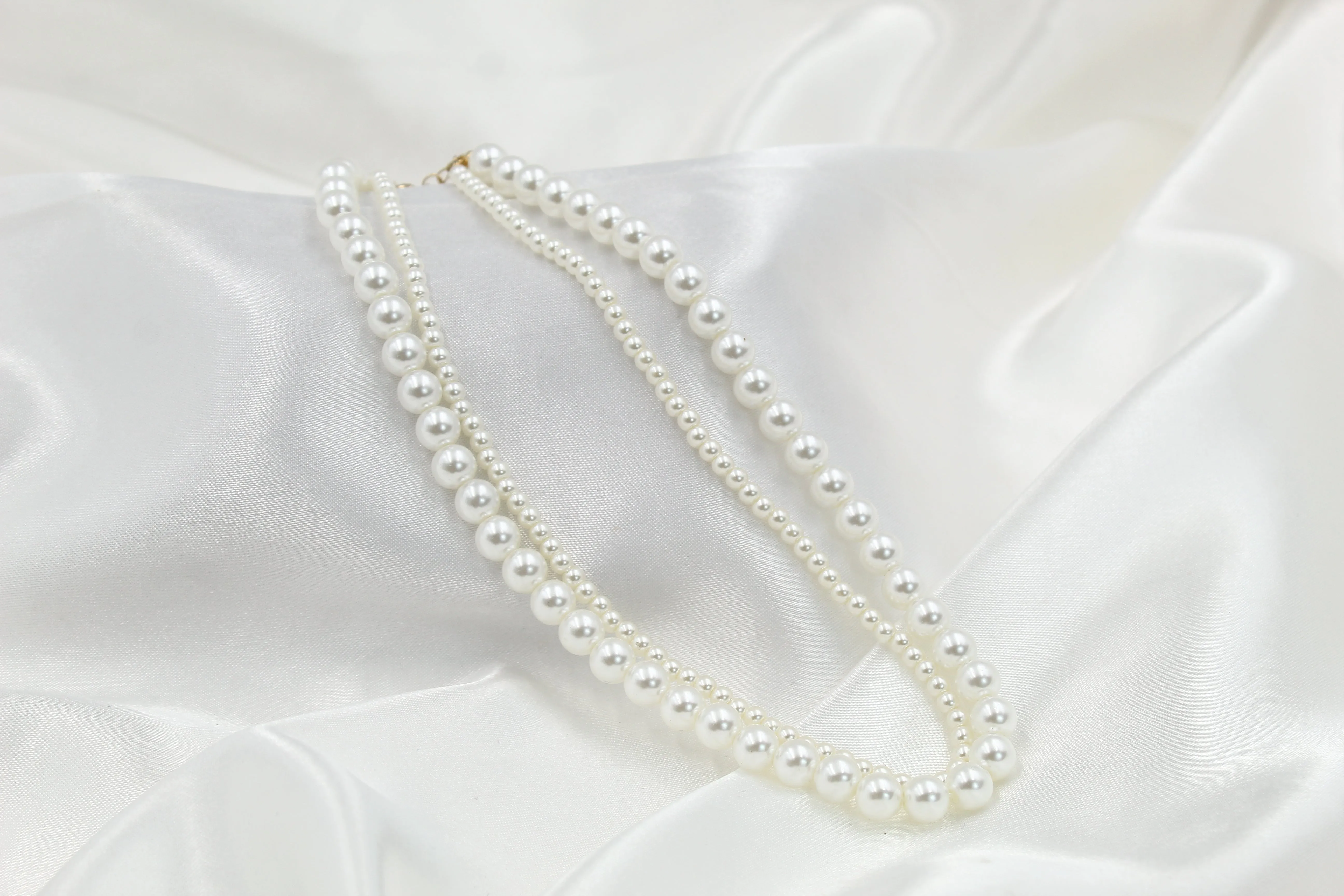 H & M Double Layer Pearl Necklaces