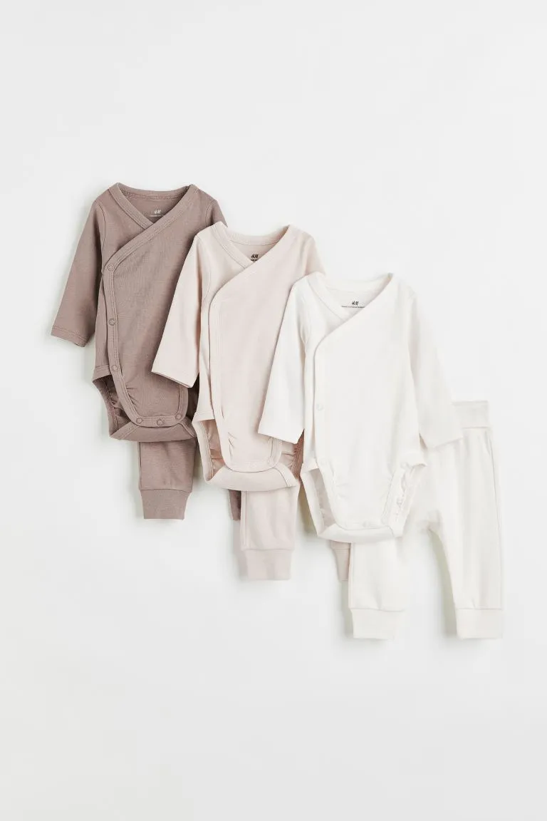 H&M 6-piece cotton set