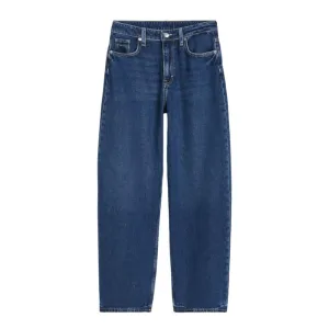 H&M Baggy High Jeans, dark blue