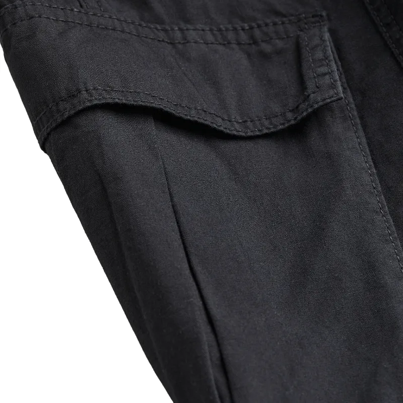 H&M Canvas Cargo trousers, black