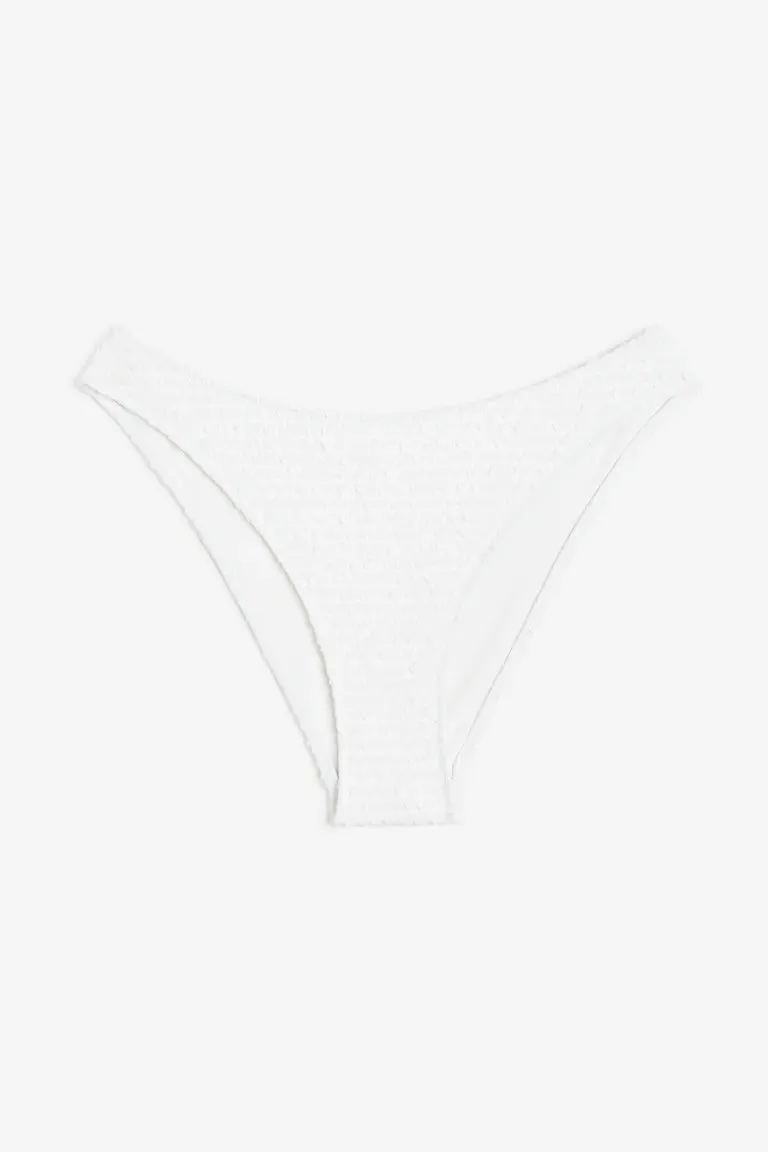 H&M high top bikini bottoms, white