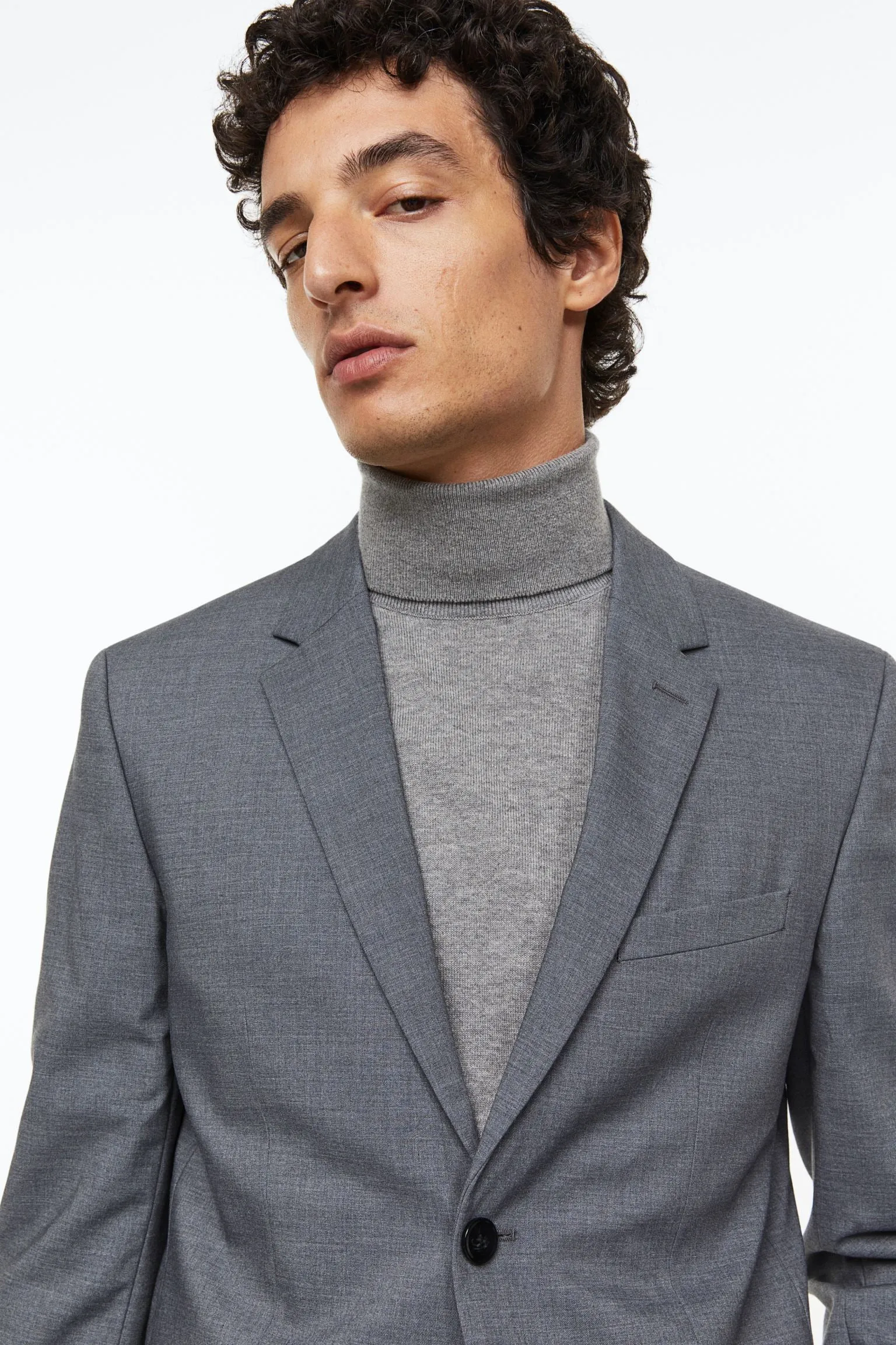 H&M Skinny Fit jacket, gray