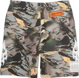 Heron Preston Sweatshorts 'Green/White', green