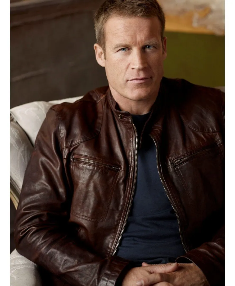 Human Target Mark Valley Leather Jacket