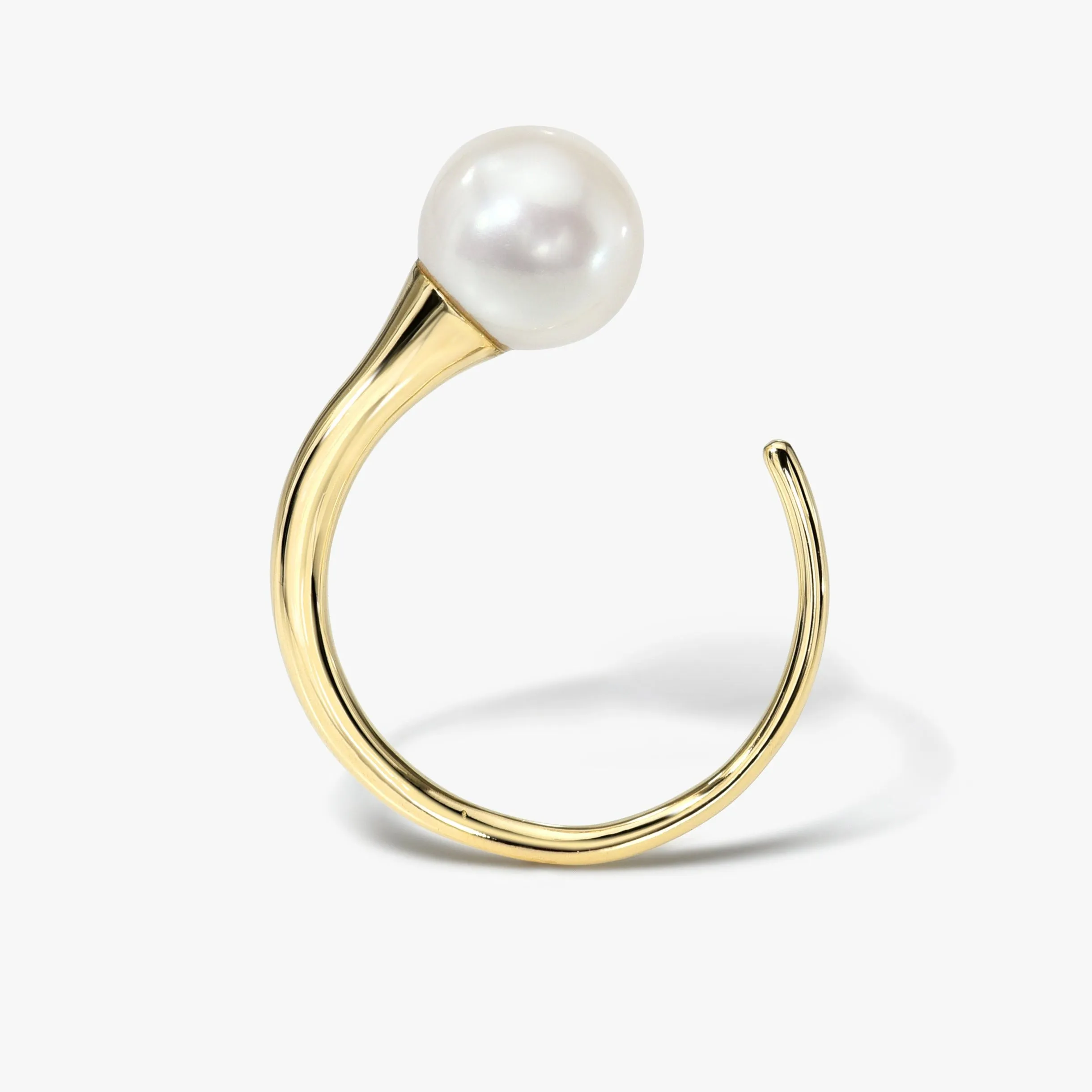 Illusion Ring, White or Pink Pearl