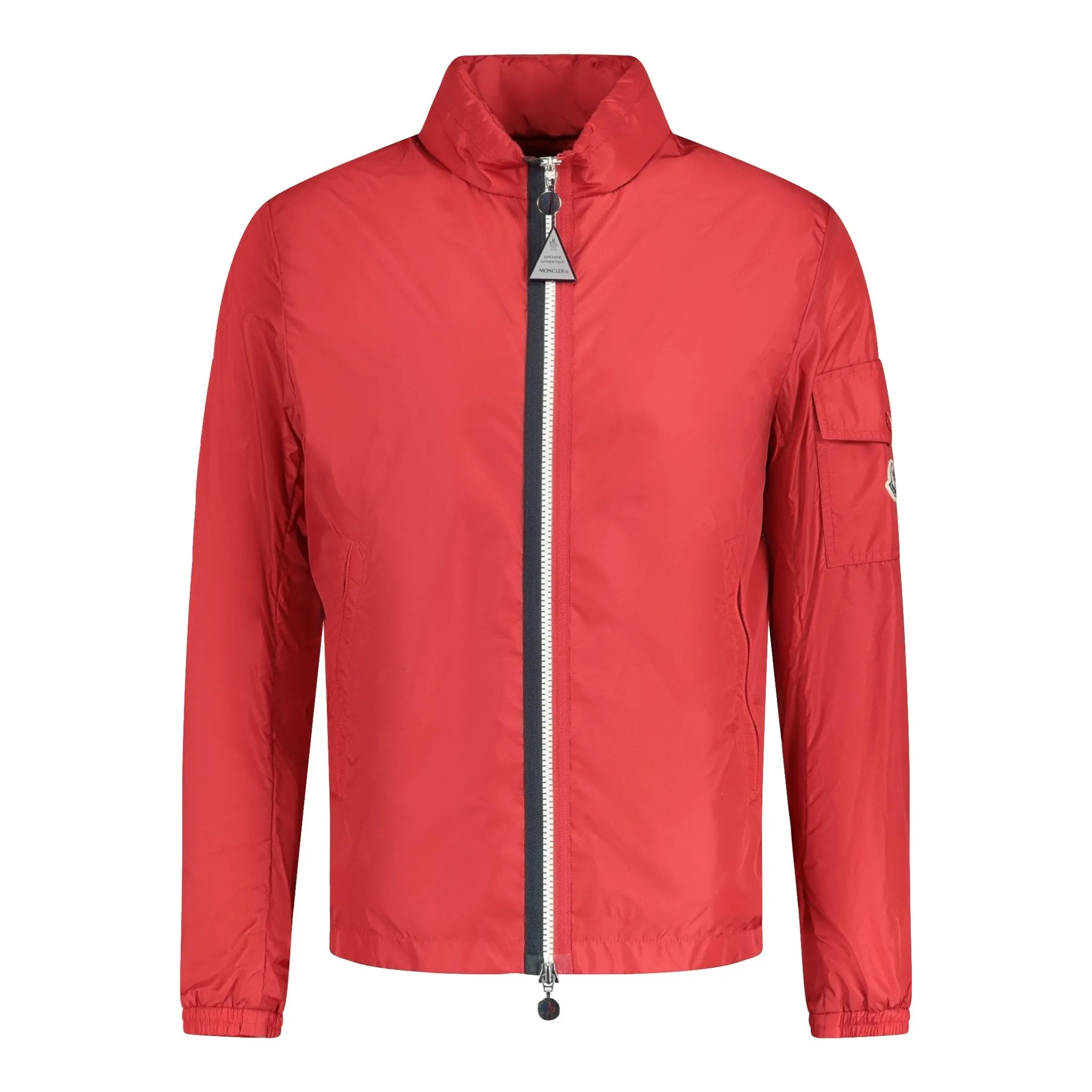 Keralle Tricolour Zip Windbreaker Jacket Red