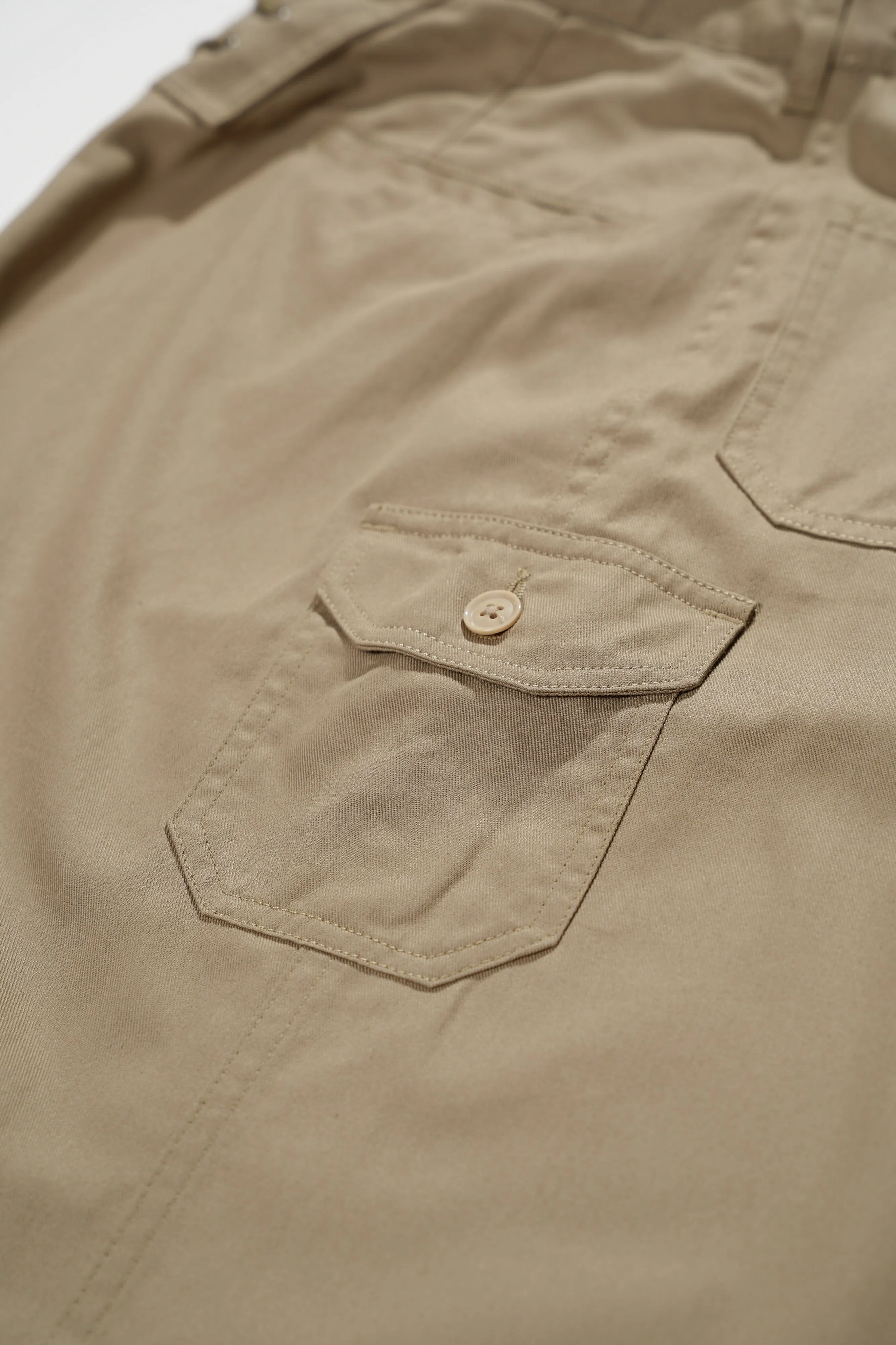 Lace Up Skirt - Khaki 6.5oz Flat Twill