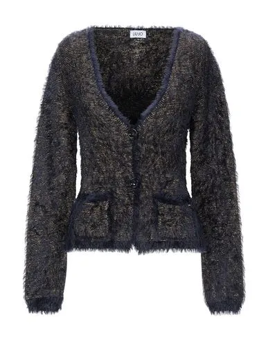 Liu •jo Women Cardigan Dark blue L INT