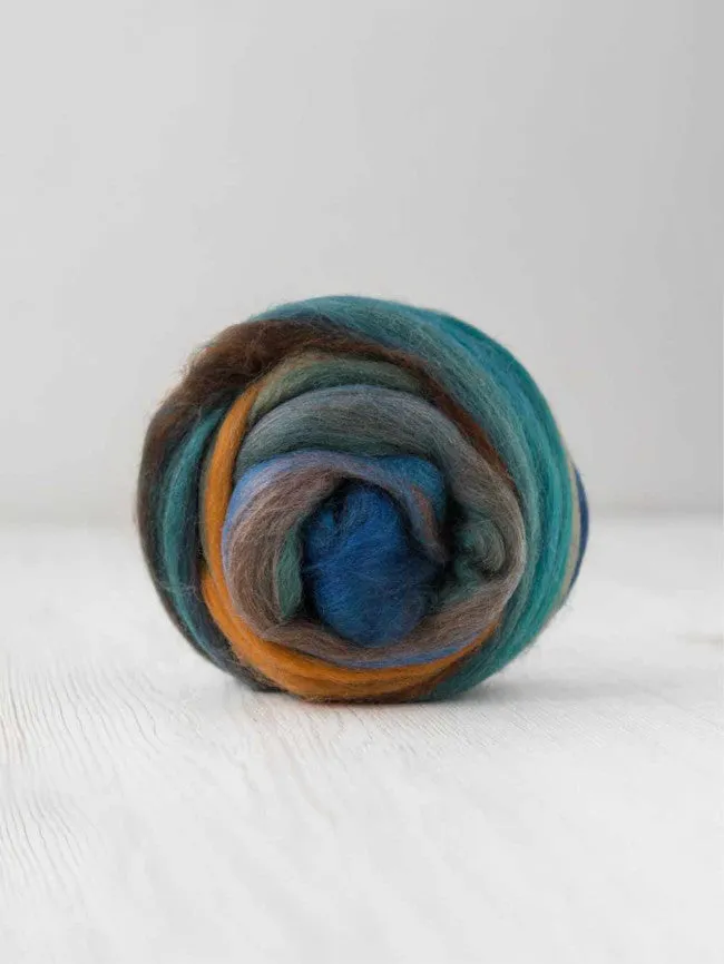 Merino Varigated Coloured Roving