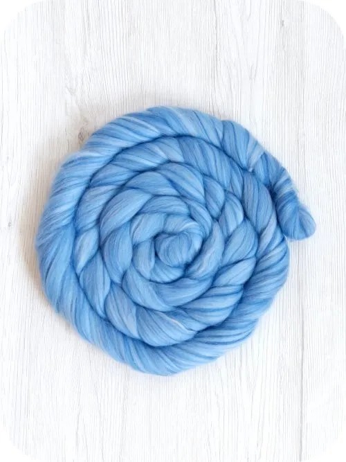 Merino Varigated Coloured Roving