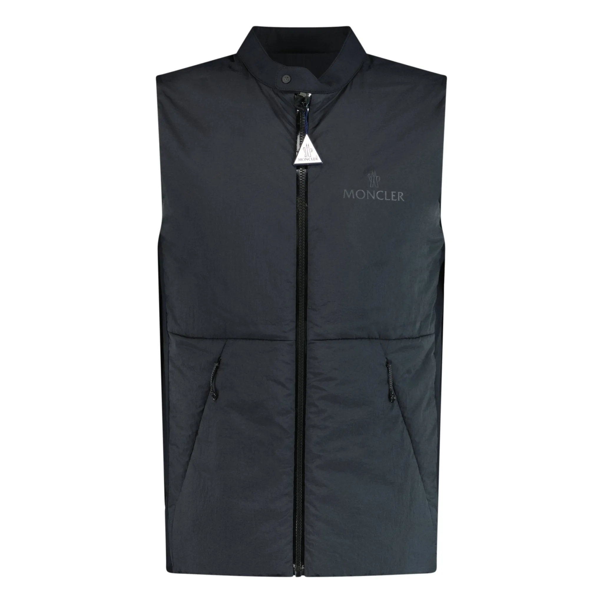 MONCLER ZIP UP GILET BLACK