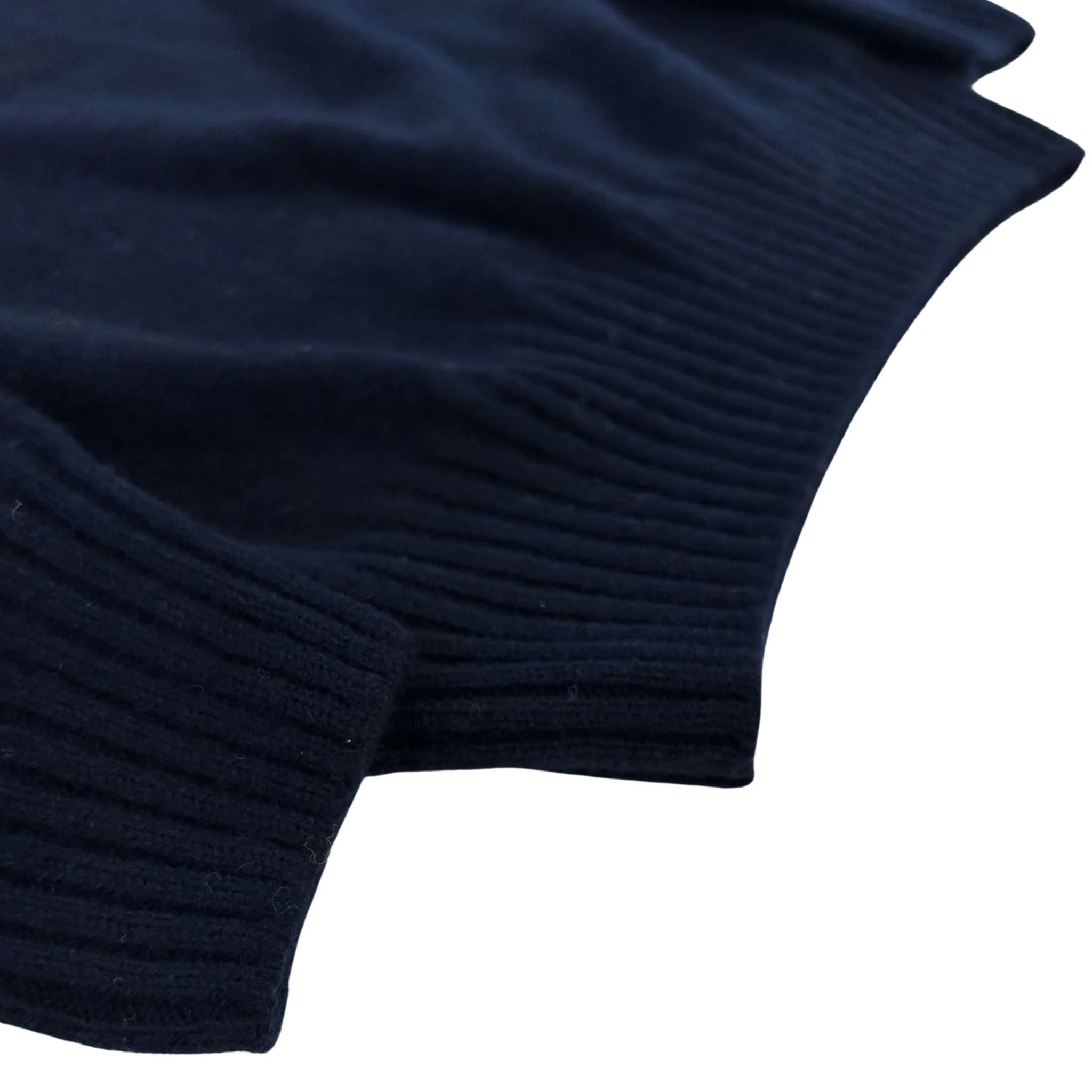 Navy Scottish Lambswool Turtleneck Sweater