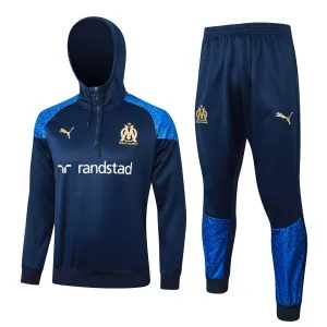 Olympique de Marseille Dark Blue and Gold Tracksuit