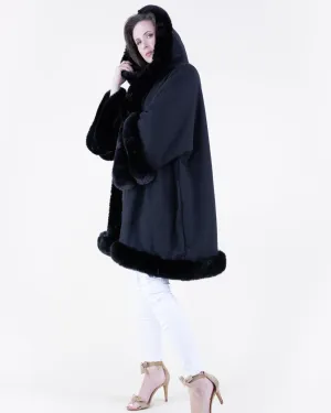 Original USA Faux Fur Hooded Coat