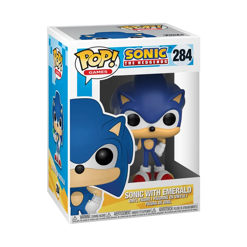 POP Games : Sonic The Hedgehog - Sonic w/ Emerald