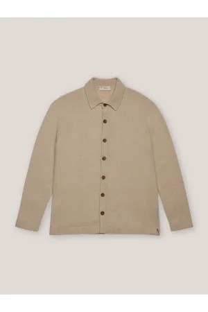 Shirt in cashmere - Ecru