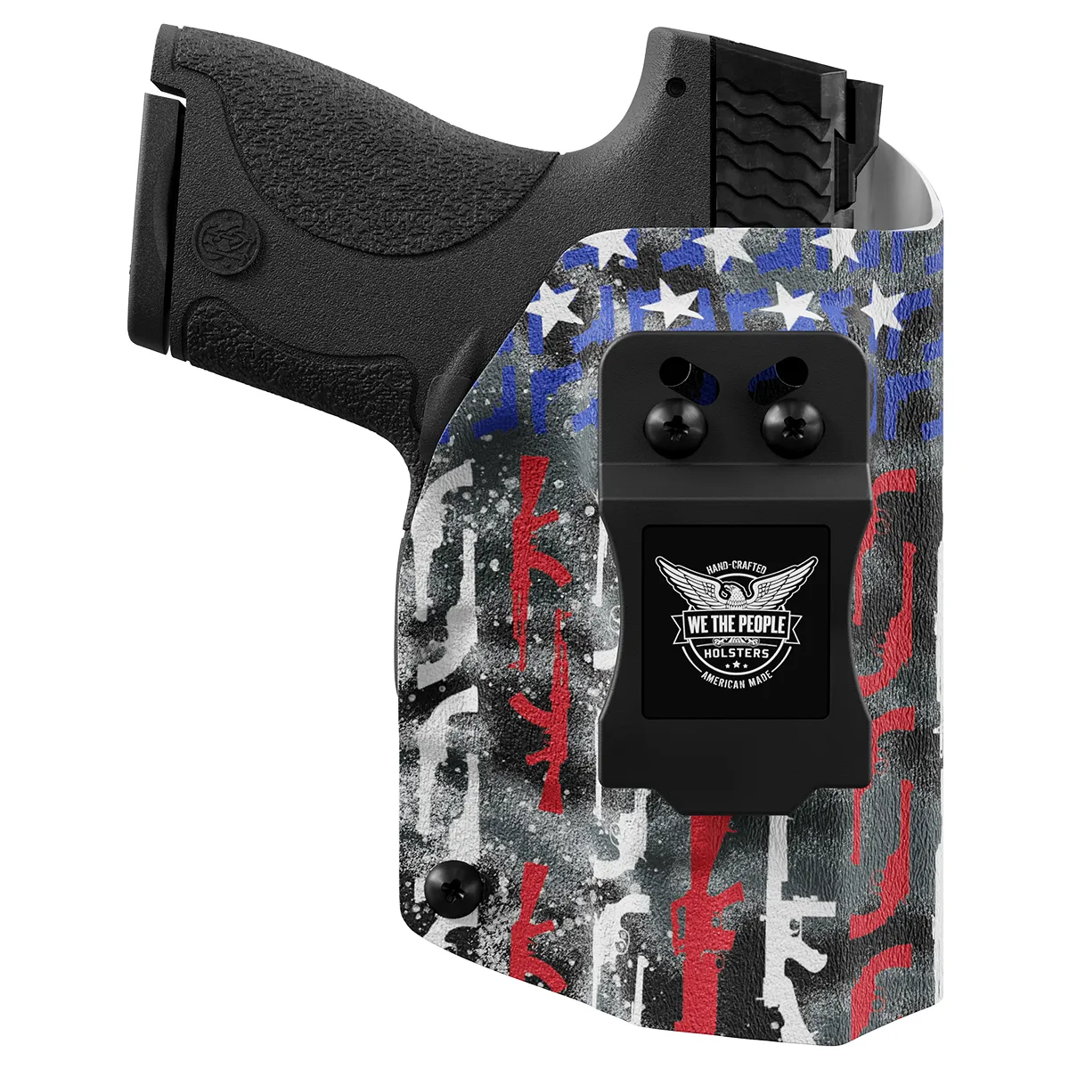 Smith & Wesson M&P Shield / M2.0 Crimson Trace LG-489 Laser / Plus 9mm/.40/30 Super Carry IWB Holster