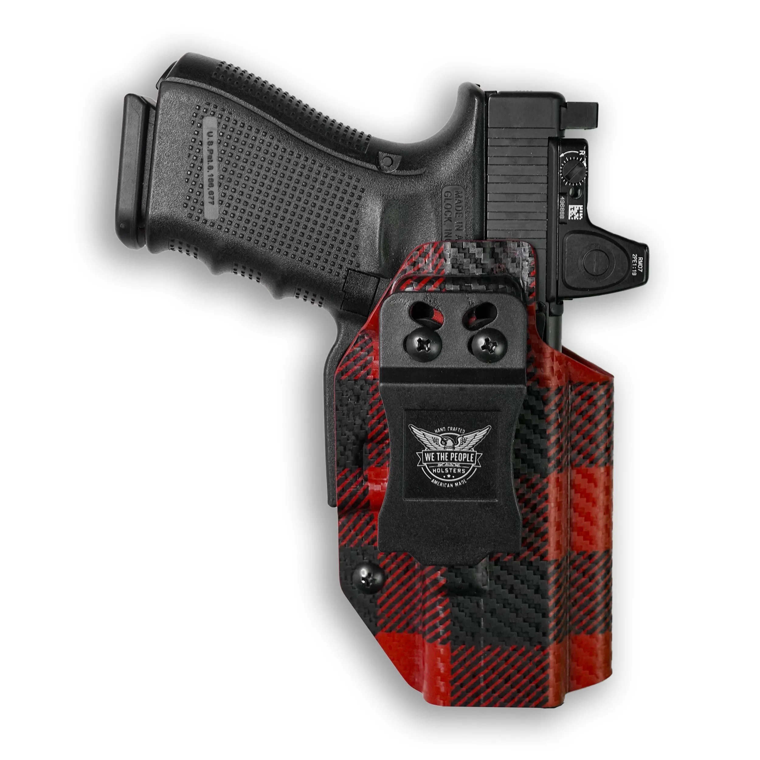 Smith & Wesson M&P Shield / M2.0 Crimson Trace LG-489 Laser / Plus 9mm/.40/30 Super Carry IWB Holster