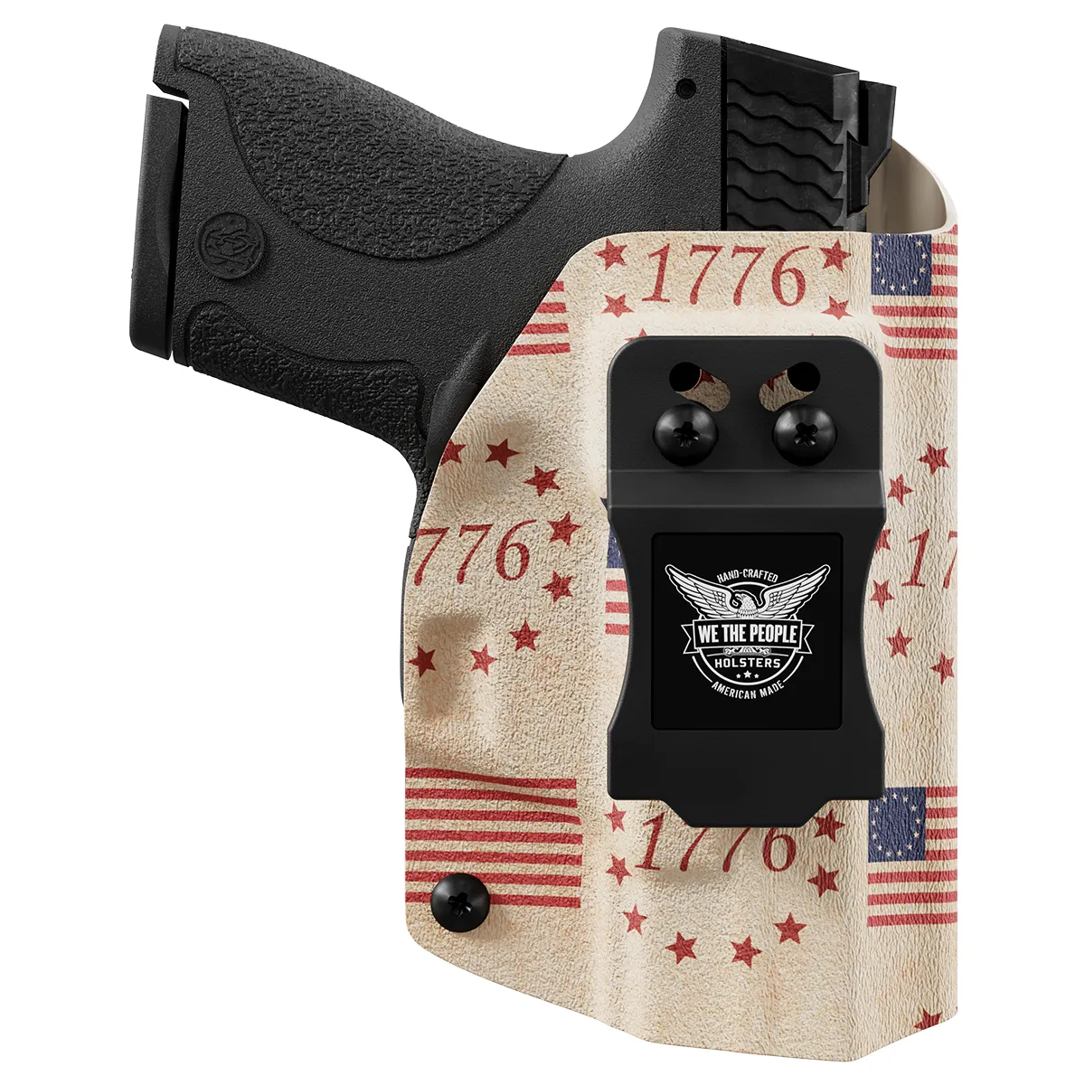 Smith & Wesson M&P Shield / M2.0 Crimson Trace LG-489 Laser / Plus 9mm/.40/30 Super Carry IWB Holster