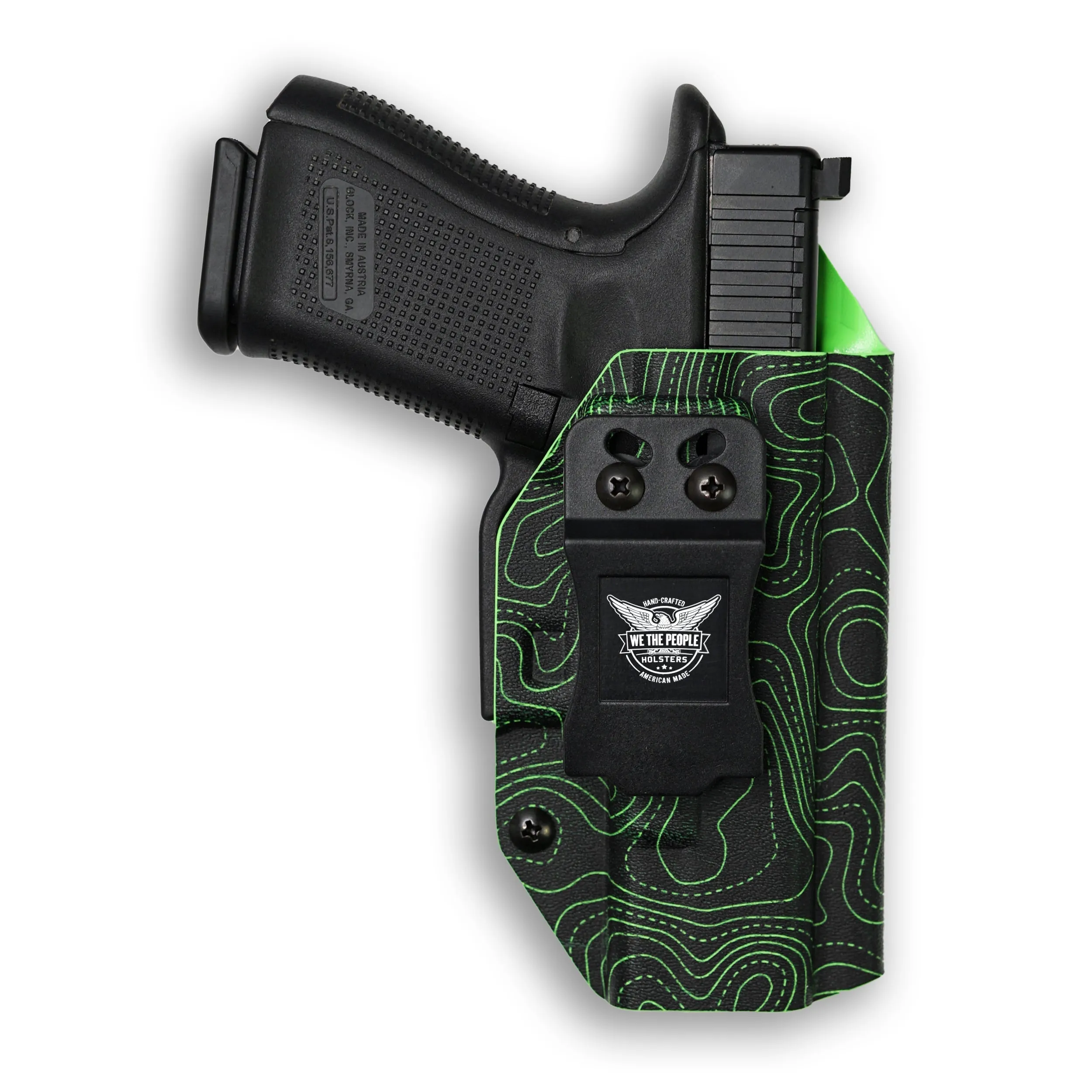 Smith & Wesson M&P Shield / M2.0 Crimson Trace LG-489 Laser / Plus 9mm/.40/30 Super Carry IWB Holster